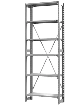 Стеллаж ТСУ 3500x700x500 6 полок (150 кг, металл) купить в Североморске
