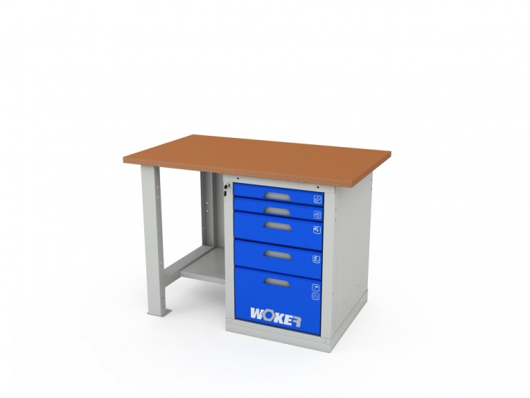 Верстак однотумбовый WOKER PRO 1005.1200 купить в Североморске