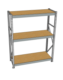 Стеллаж грузовой СГР 3000x2100x500 3 полки (ДСП) Стеллаж грузовой СГР 3000x2100x500 3 полки (ДСП)