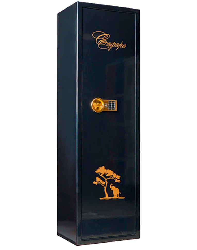 Оружейный сейф Сафари EL GOLD (черный) купить в Североморске Оружейный сейф Сафари EL GOLD (черный) купить в Североморске