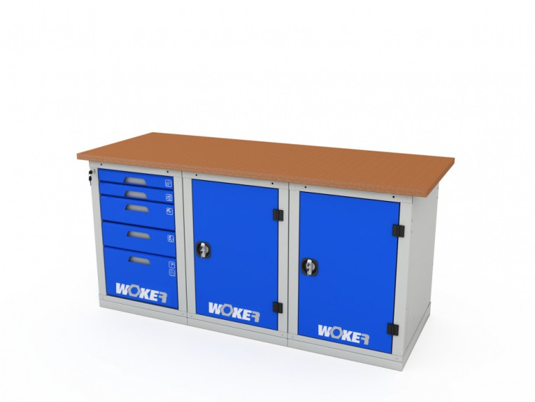 Верстак трехтумбовый WOKER PRO 3511.1800 купить в Североморске