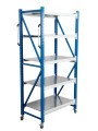 Стеллаж мобильный БиКом СТ-4 250x150x40 5 полок Стеллаж мобильный БиКом СТ-4 250x150x40 5 полок